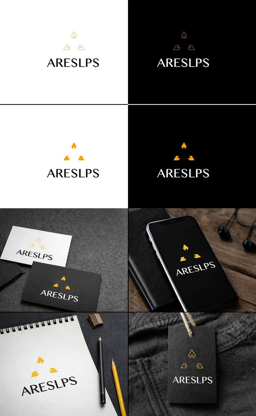 Brand-Identity- und Logo-Konzept für einen Gaming-Content-Creator, einschließlich Merchandise-Branding und digitaler Creator-Branding-Assets