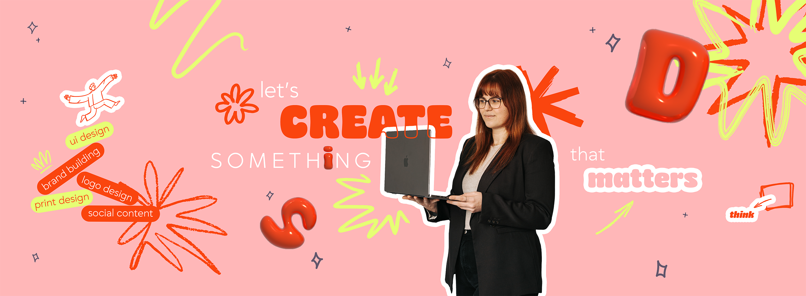 NJ Design Branding Header für die freiberufliche Grafik- und Visual Designerin Nicole Jodlbauer